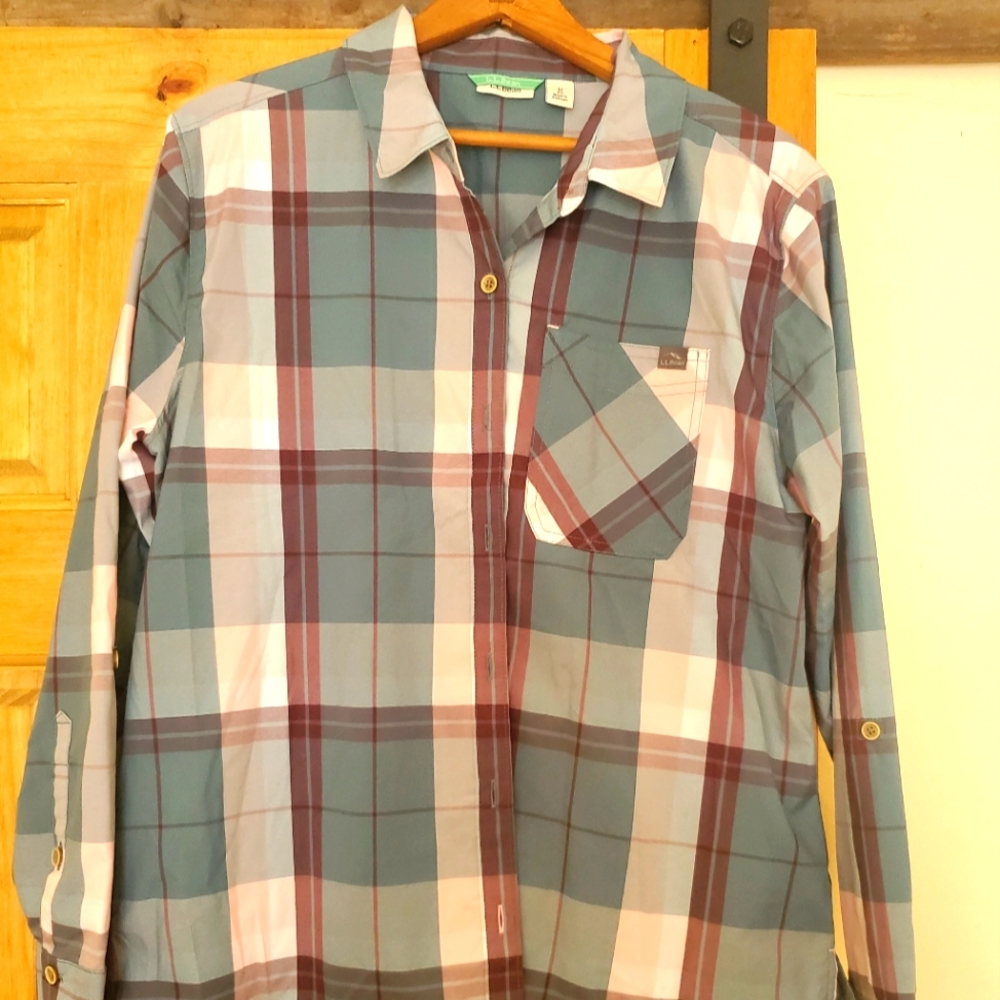 LL bean plaid shirt